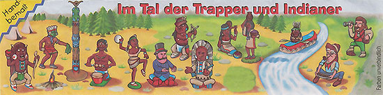 Im Tal Trapper und Indianer