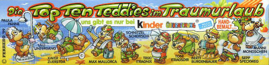 Top Ten Teddies - Urlaub / Orsetten