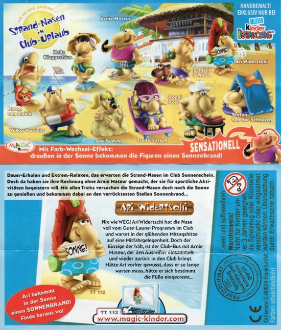 Strand-Nasen im Club Urlaub