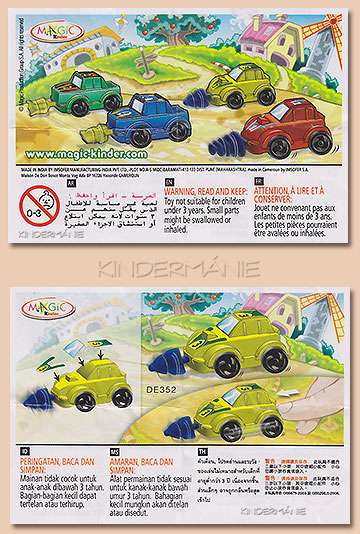 DE 352 - 353 ( autíčka s vrtákem)