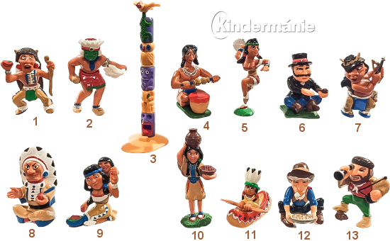 Im Tal Trapper und Indianer