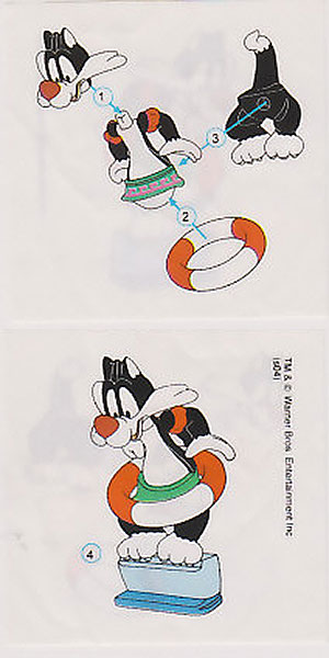 Stavebný návod k Sylvester - plavec