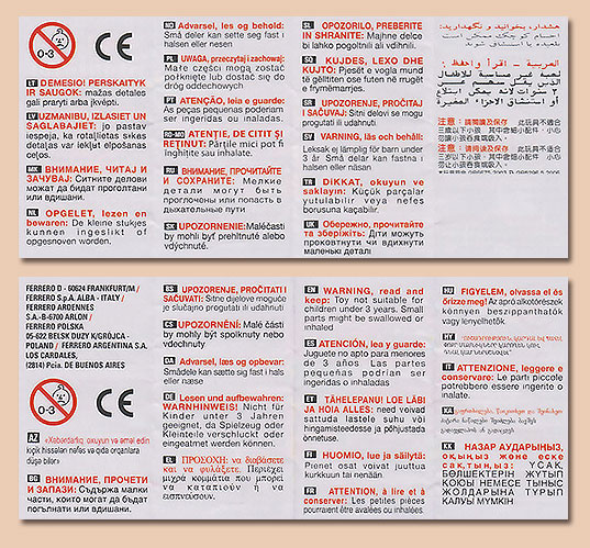 Varianta s upozornením